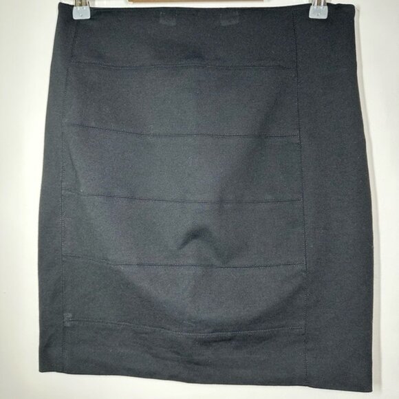 VINCE Black Bodycon Mini Skirt Size 6 - Picture 1 of 5